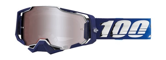 100% Armega Novel Crossbril – Zilvere spiegel lens