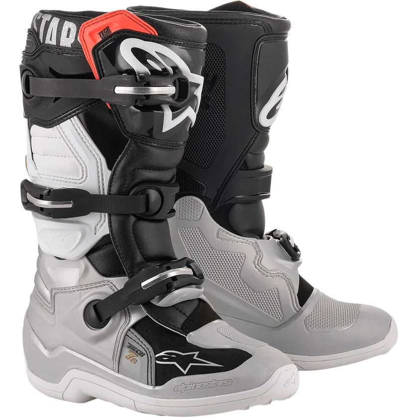 Alpinestars mx laarzen tech 7S jeugd zilver / zwart /