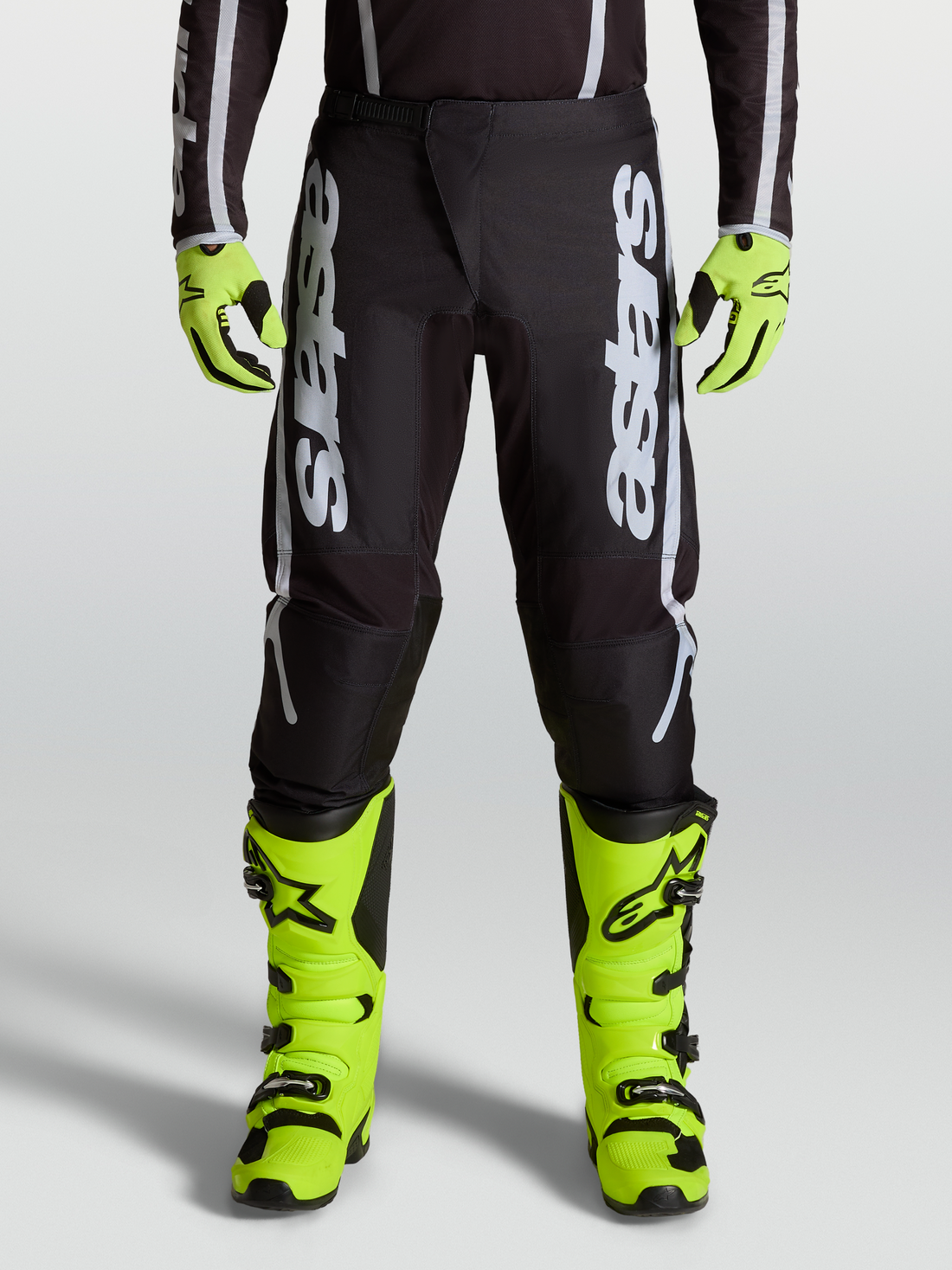 Alpinestars Broek Fluid Apex v2 Zwart/Zilver