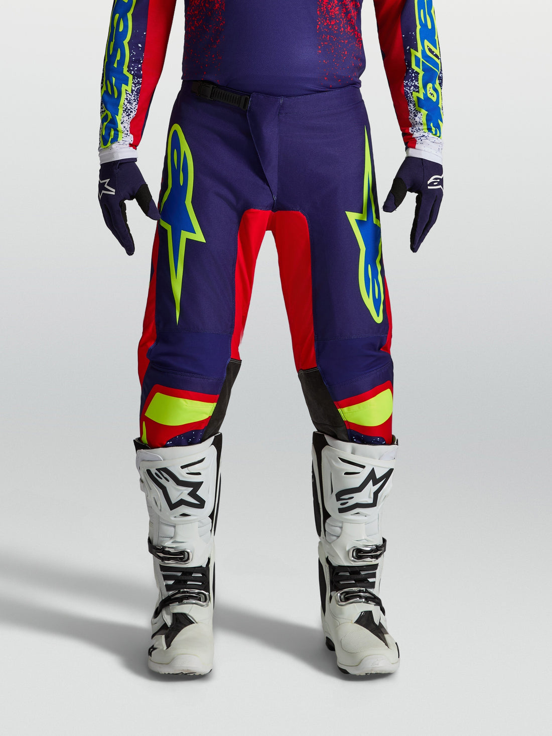 Alpinestars Broek Fluid Drag Blauw/Rood/Wit
