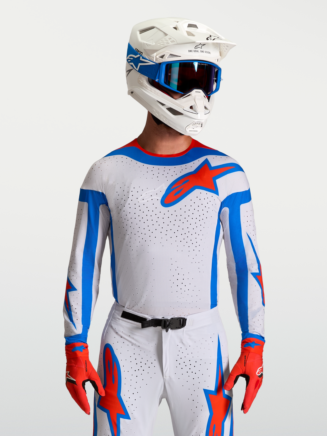 Alpinestars Cross shirt Supertech Vesta Lila/Rood