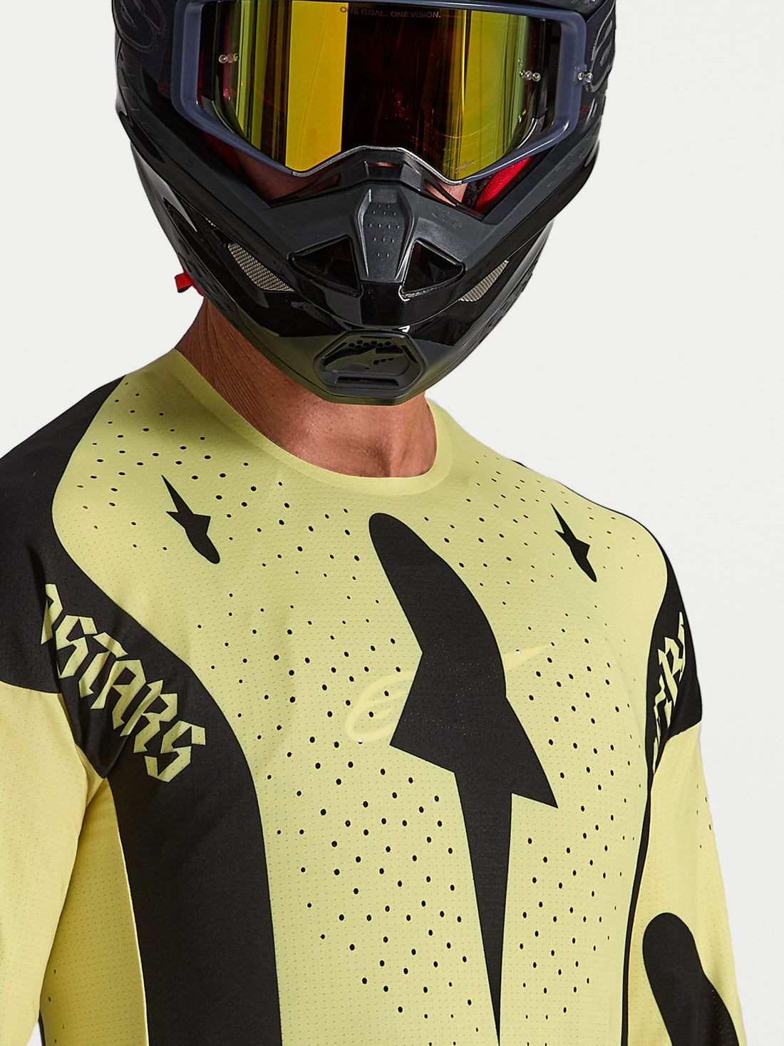 Alpinestars Cross shirt Techstar Atrox Geel/Zwart