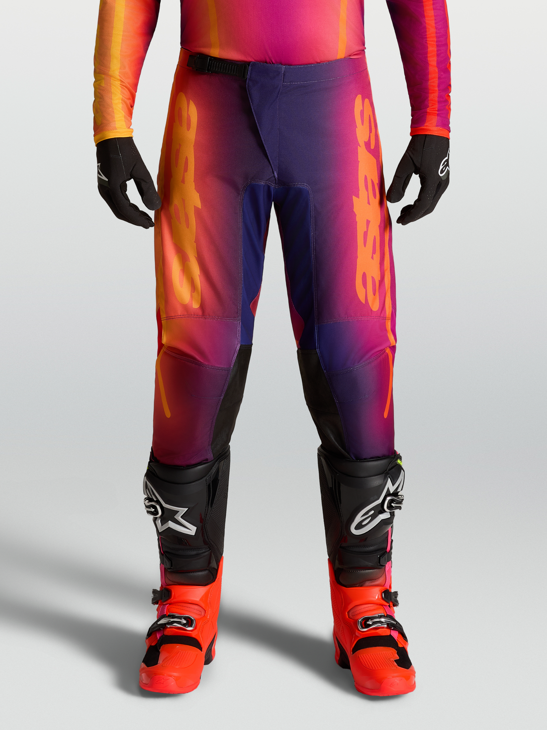 Alpinestars Broek Fluid Kepler Donkerpaars/Oranje