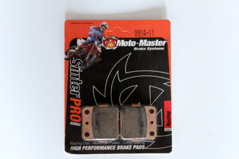 MotoMaster remblokken - Achterzijde - Sintered Metal - SinterPro - Honda / Husqavrna / Kawasaki / Suzuki / Yamaha