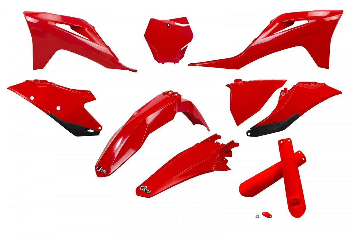 UFO plastic kit Rood GasGas MC 125 21-23 & MC 250F/450F 21-23 & MC 250 22-23 & MC 350F 22-23 ( full kit )