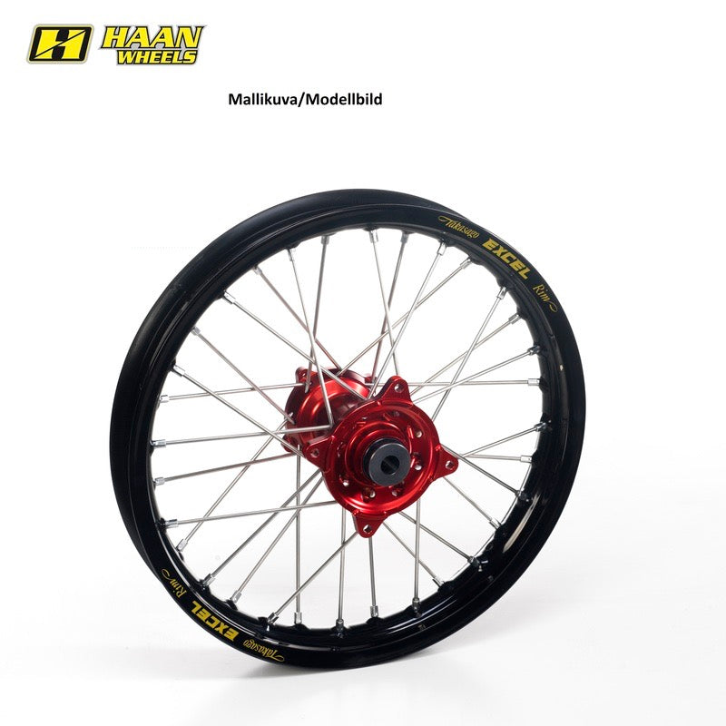 Haan wheels Honda CR 125/250-CRF 250/450 '95-25 voorwiel 21-1,60 RED HUB/BLACK RIM