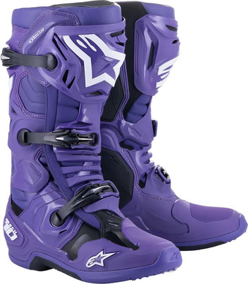 Alpinestars Tech 10 MX-Stiefel Lila (Kollektion 2024)