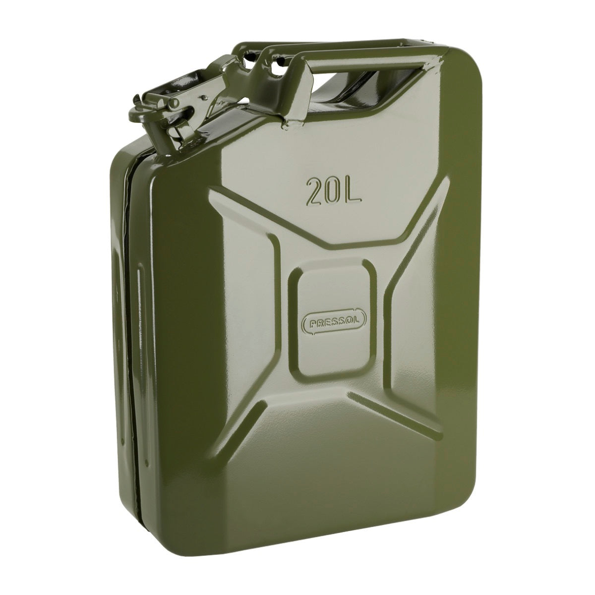 Pressol jerrycan metaal / Verschillende maten