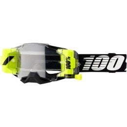 100% Armega Forecast Roll Off Motocross Goggles Black (50mm roll off)