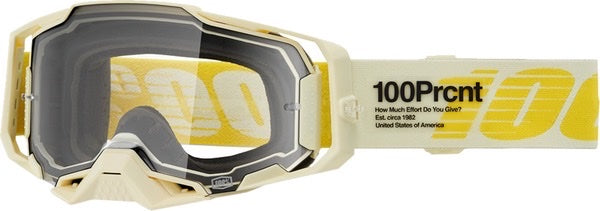 100 % Armega Motocross-Brille Barely – Klare Linse (Kollektion 2024)