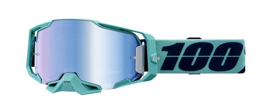 100% Armega Esterel Crossbril – Blauwe spiegel lens