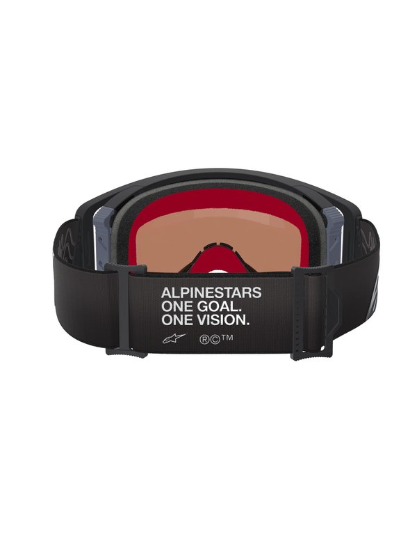 Alpinestars crossbril Supertech CORP Black/ Grey Mirror SILVER