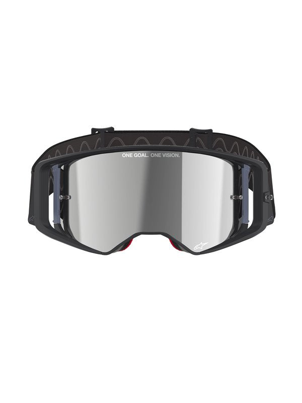 Alpinestars crossbril Supertech CORP Black/ Grey Mirror SILVER