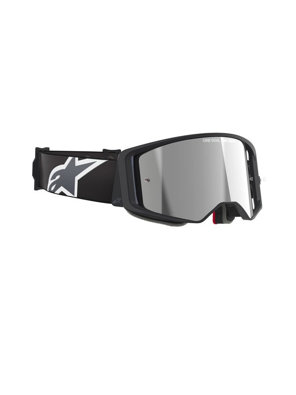 Alpinestars crossbril Supertech CORP Black/ Grey Mirror SILVER