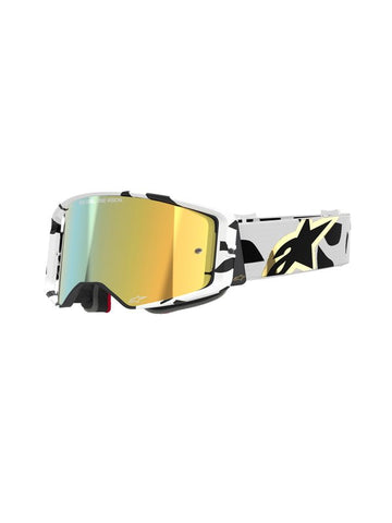 Alpinestars crossbril Supertech CORP WHITE GOLD Mirror GOLD