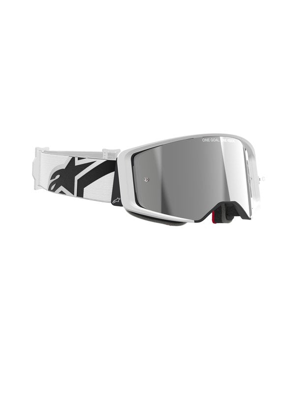 Alpinestars crossbril Supertech CORP WHITE Mirror SILVER