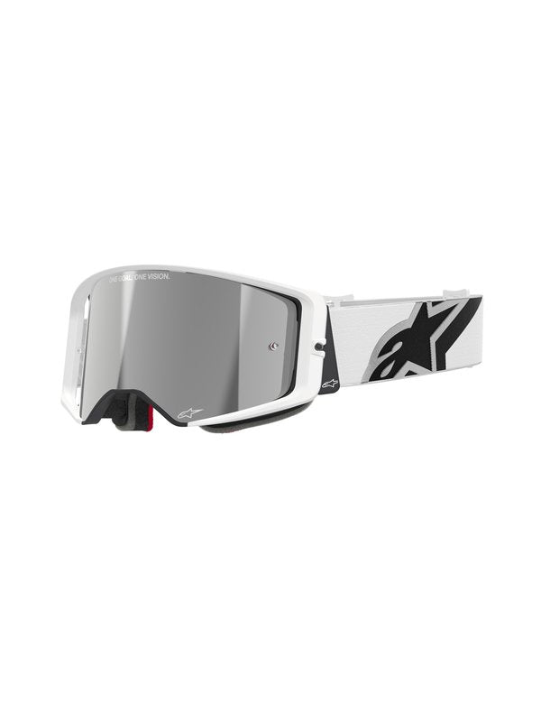Alpinestars crossbril Supertech CORP WHITE Mirror SILVER