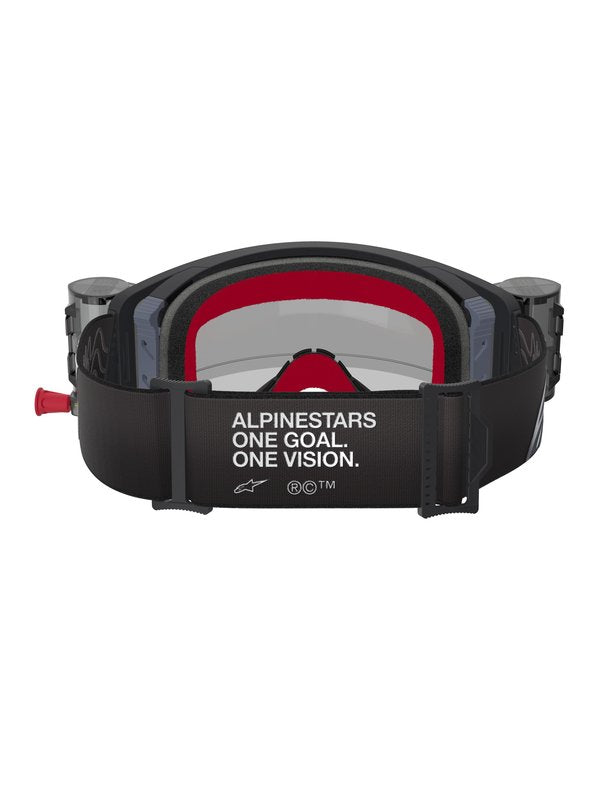 Alpinestars crossbril Supertech CORP Black/ Grey Clear ROLL-OFF
