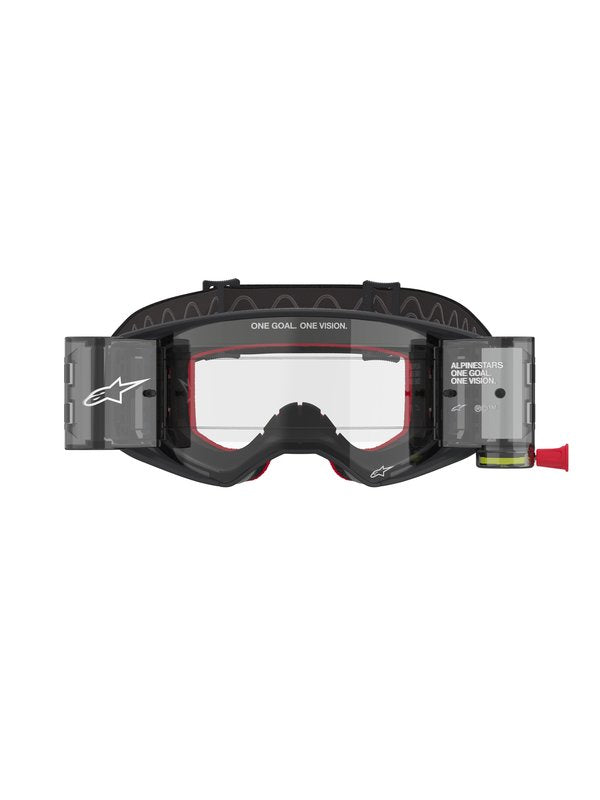 Alpinestars crossbril Supertech CORP Black/ Grey Clear ROLL-OFF