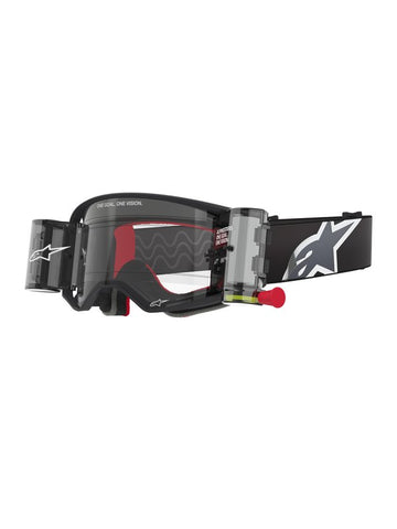 Alpinestars crossbril Supertech CORP Black/ Grey Clear ROLL-OFF