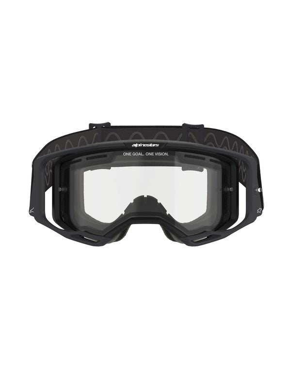 Alpinestars crossbril Vision 8 CORP DUAL PANE Black/ Clear