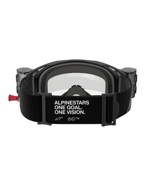 Alpinestars crossbril Vision 8 CORP Black/ Clear ROLL-OFF