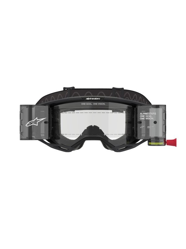 Alpinestars crossbril Vision 8 CORP Black/ Clear ROLL-OFF