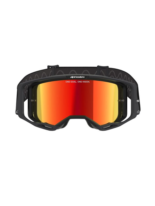 Alpinestars crossbril Vision 8 CORP Black/ Mirror Red/