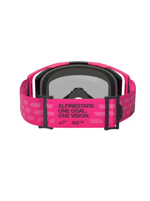 Alpinestars crossbril Vision 8 CORP PINK Mirror Red/