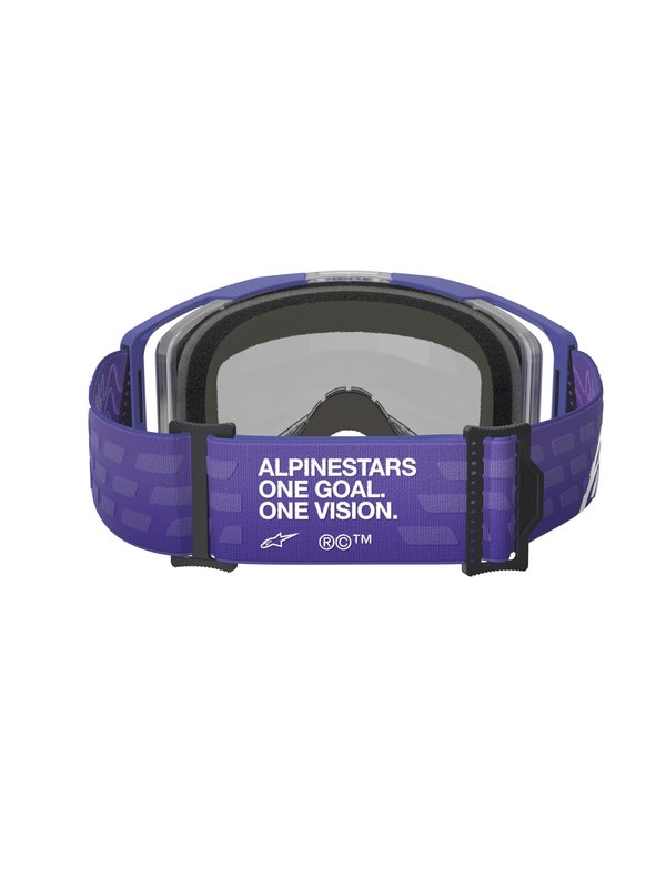 Alpinestars crossbril Vision 8 CORP PURPLE Mirror BLUE