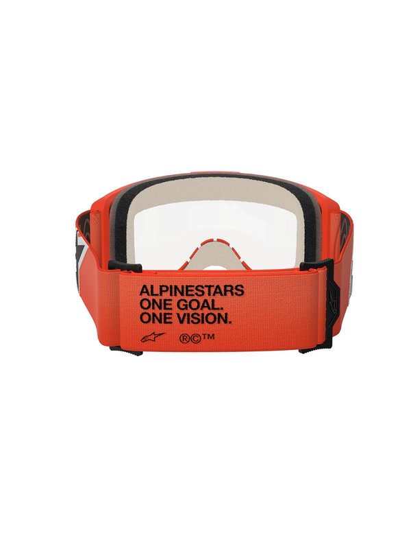 Alpinestars crossbril Vision 5 CORP ORANGE Clear