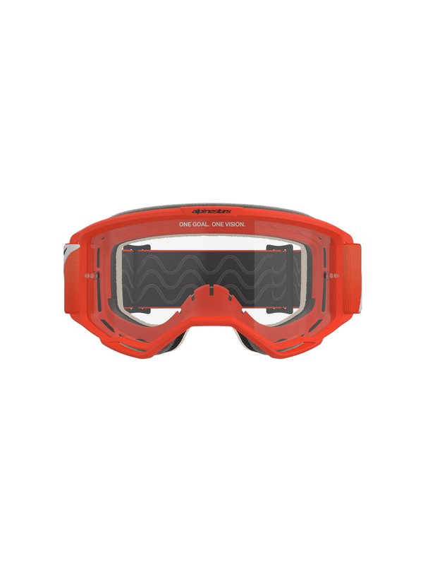 Alpinestars crossbril Vision 5 CORP ORANGE Clear