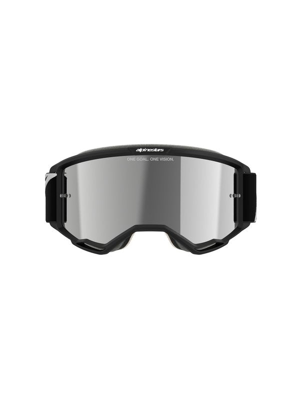 Alpinestars crossbril Vision 5 CORP Black/ Mirror SILVER