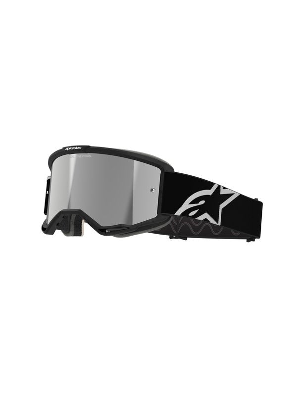 Alpinestars crossbril Vision 5 CORP Black/ Mirror SILVER
