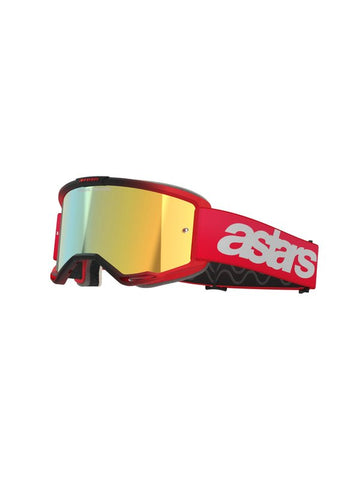 Alpinestars crossbril Vision 5 BLAZE Red/ Mirror GOLD