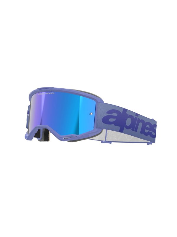 Alpinestars crossbril Vision 5 WORDMARK PURPLE Mirror BLUE
