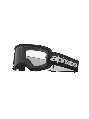 Alpinestars crossbril Vision 3 WORDMARK Black/ Clear