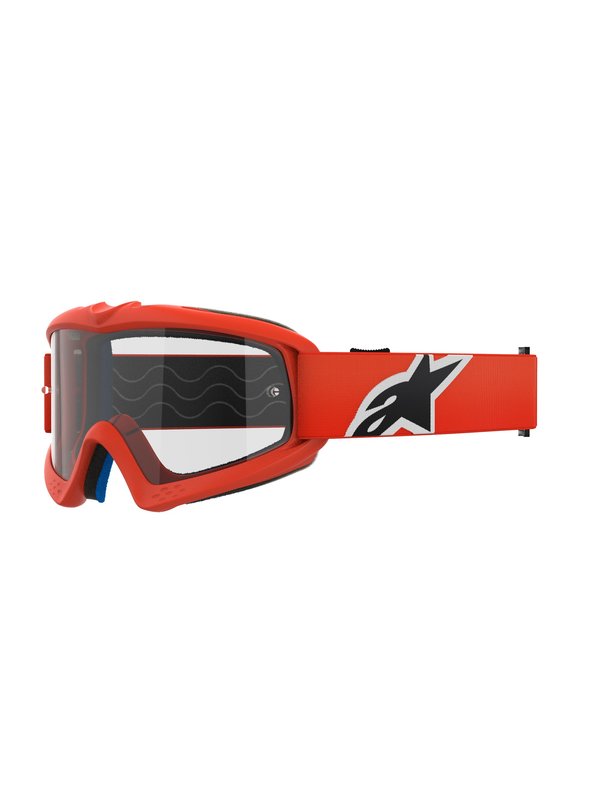 Alpinestars crossbril Vision YOUTH CORP ORANGE Clear