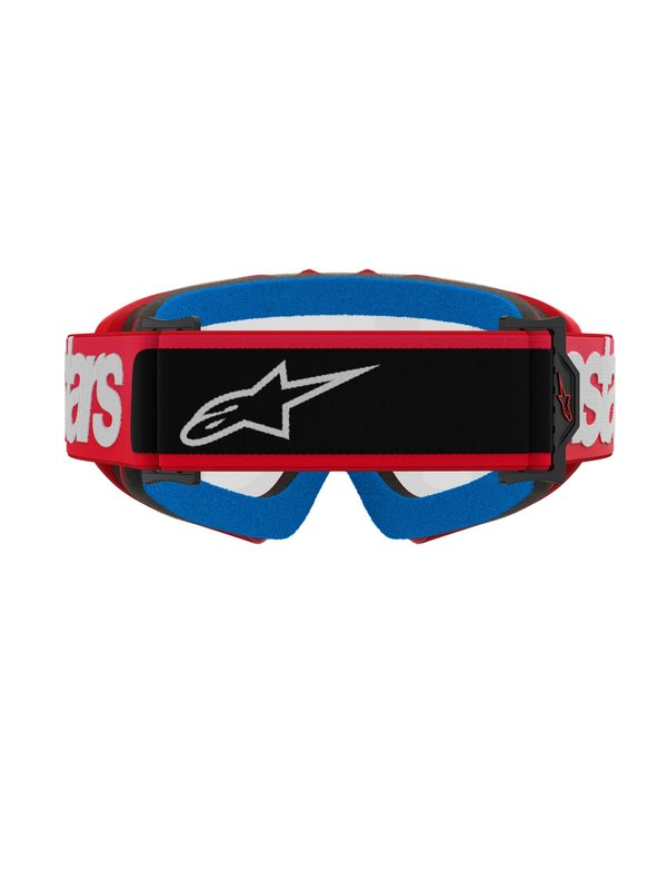 Alpinestars crossbril Vision YOUTH BLAZE Red/ Clear