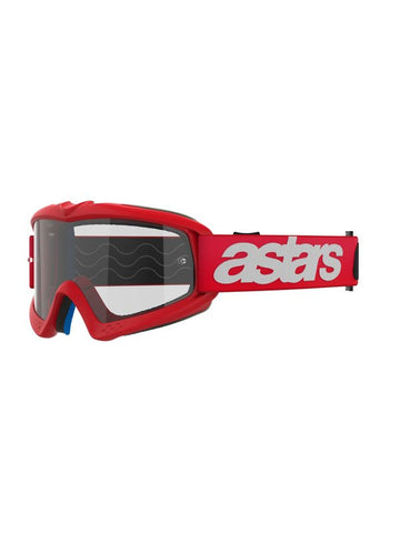 Alpinestars crossbril Vision YOUTH BLAZE Red/ Clear