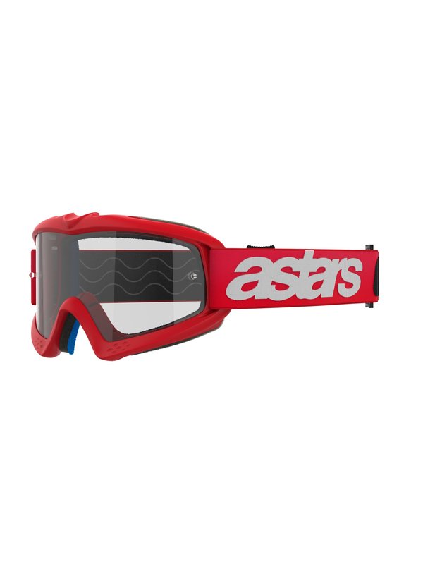 Alpinestars crossbril Vision YOUTH BLAZE Red/ Clear