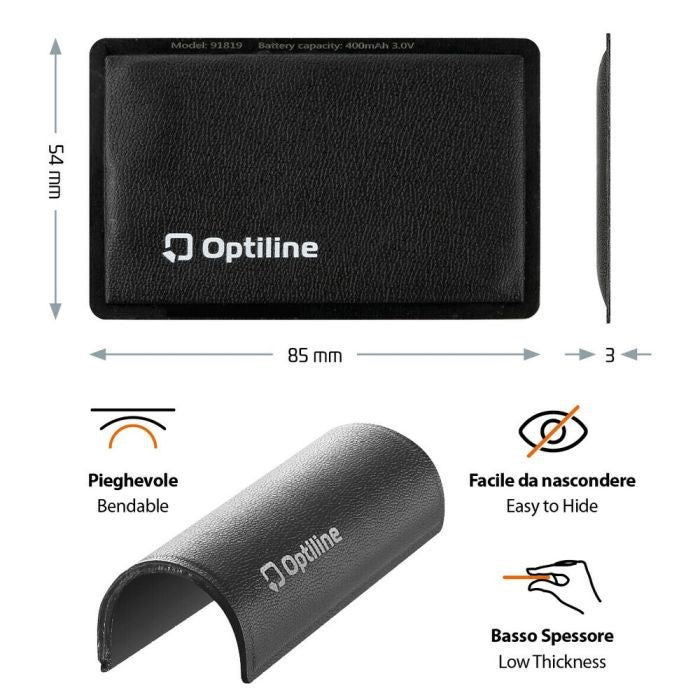 Optiline Opti Tracker Flex, Ultra-thin foldable locator