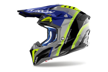 Airoh Helm Aviator 3 Hima Blue Gloss