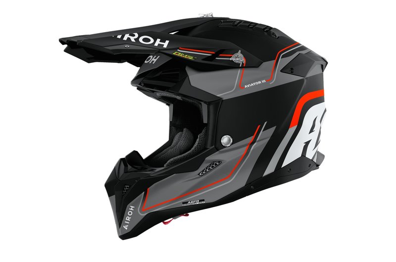 Airoh Helm Aviator 3 Leader Orange matt