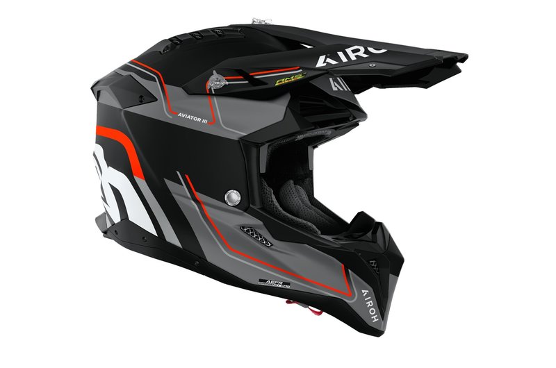 Airoh Helm Aviator 3 Leader Orange matt