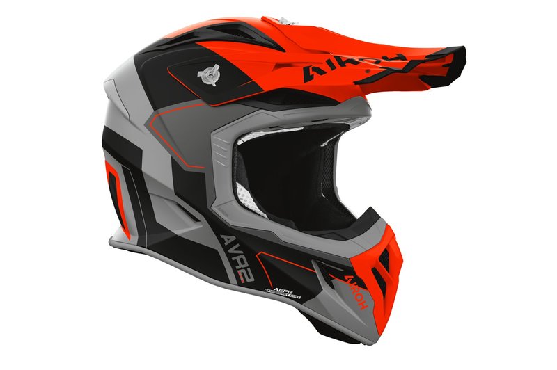Airoh Helm Aviator Ace 2 Shield Orange matt