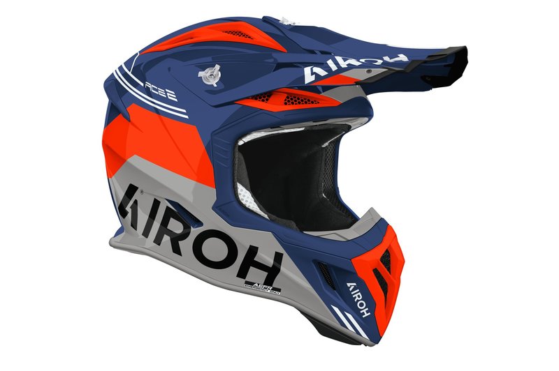 Airoh Helm Aviator Ace 2 Fury Cerulean gloss