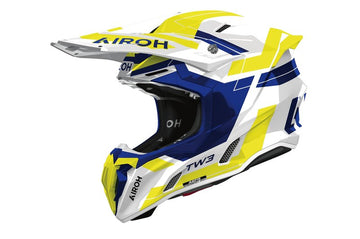 Airoh Helm Twist 3 Dynasty Blue/Yellow gloss