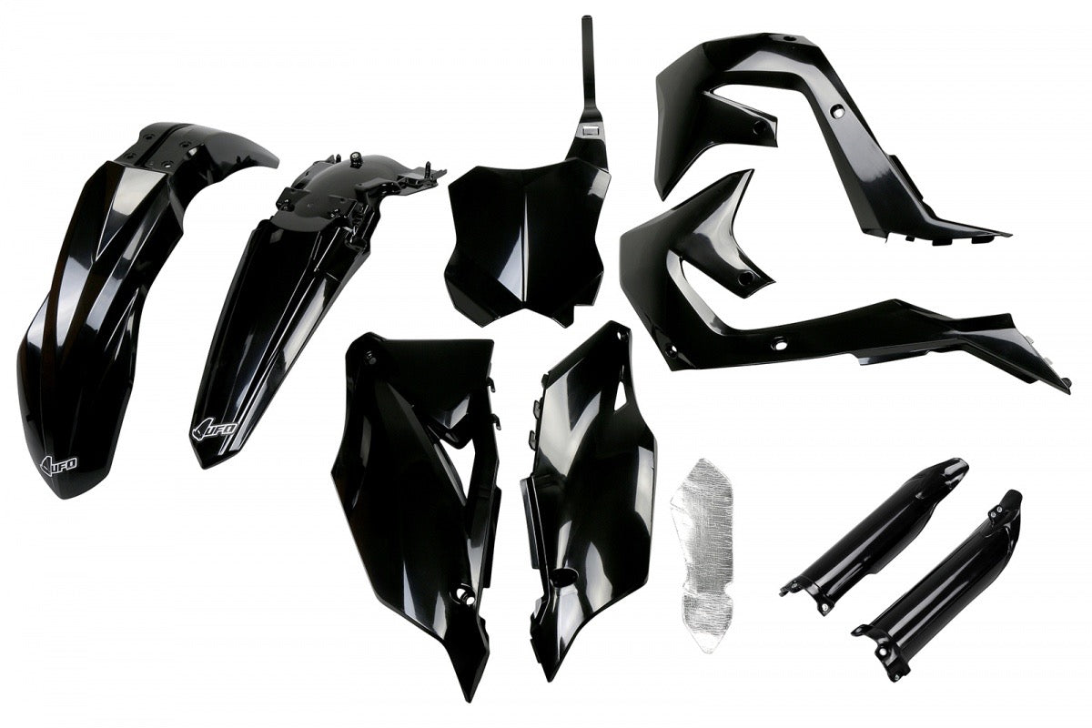 UFO plastic kit Zwart Kawasaki KX 250F 21-24 & KX 450F 19-23 ( full kit )