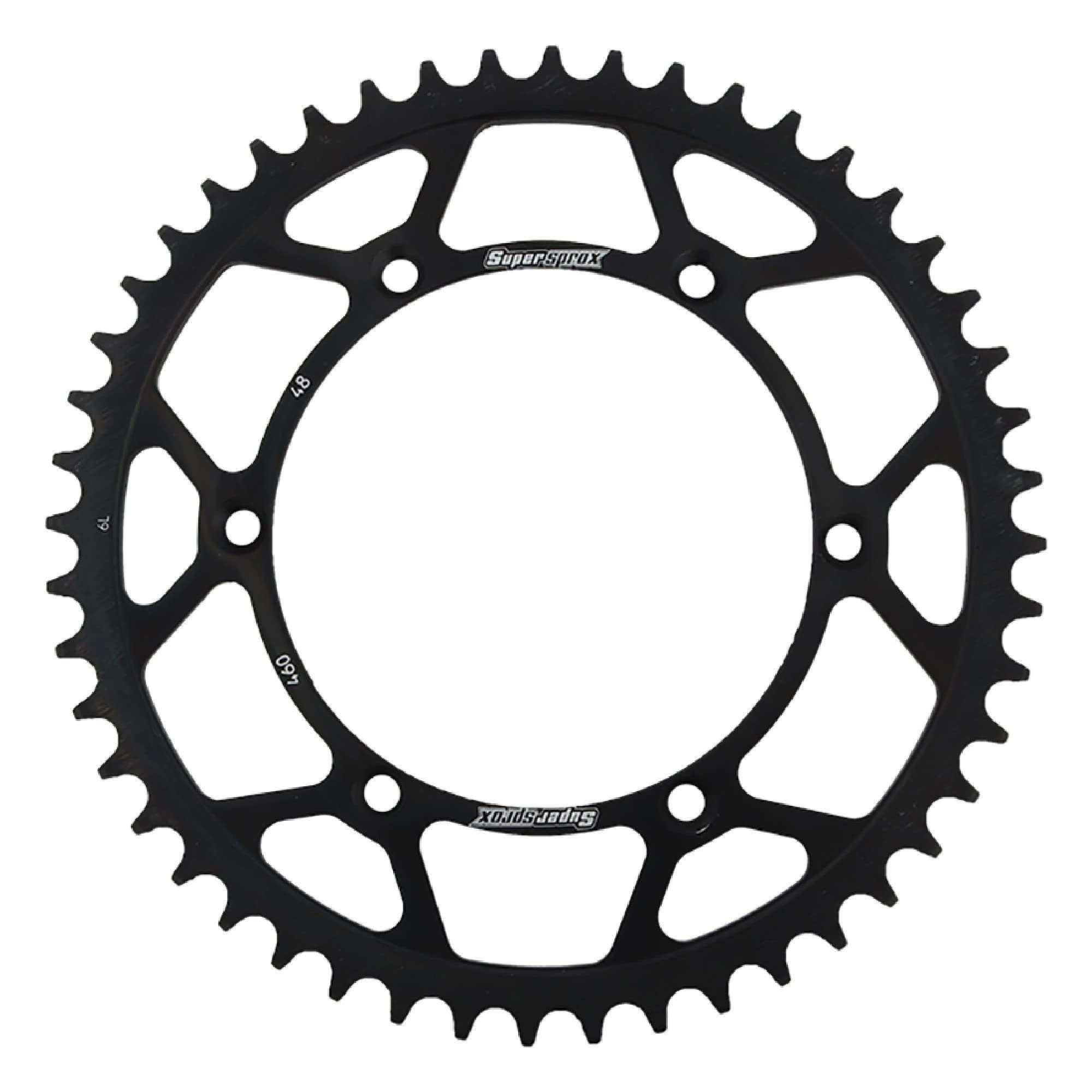 Supersprox achtertandwiel staal zwart - Kawasaki